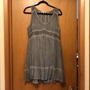 Entro Grey Stonewashed Dress